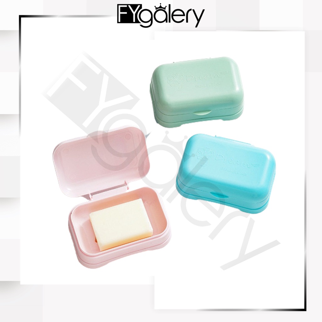 FYGALERY HL0314 Tempat Sabun Batang Motif Kotak Sabun Mandi Batangan Tempat Sabun Mandi Murah