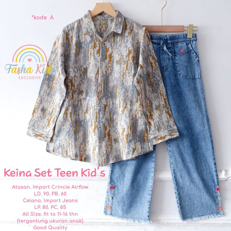 keina set teen kids by fasha kids