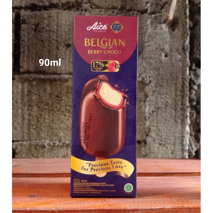 aice belgian berry choco 90gr | ice cream | es krim