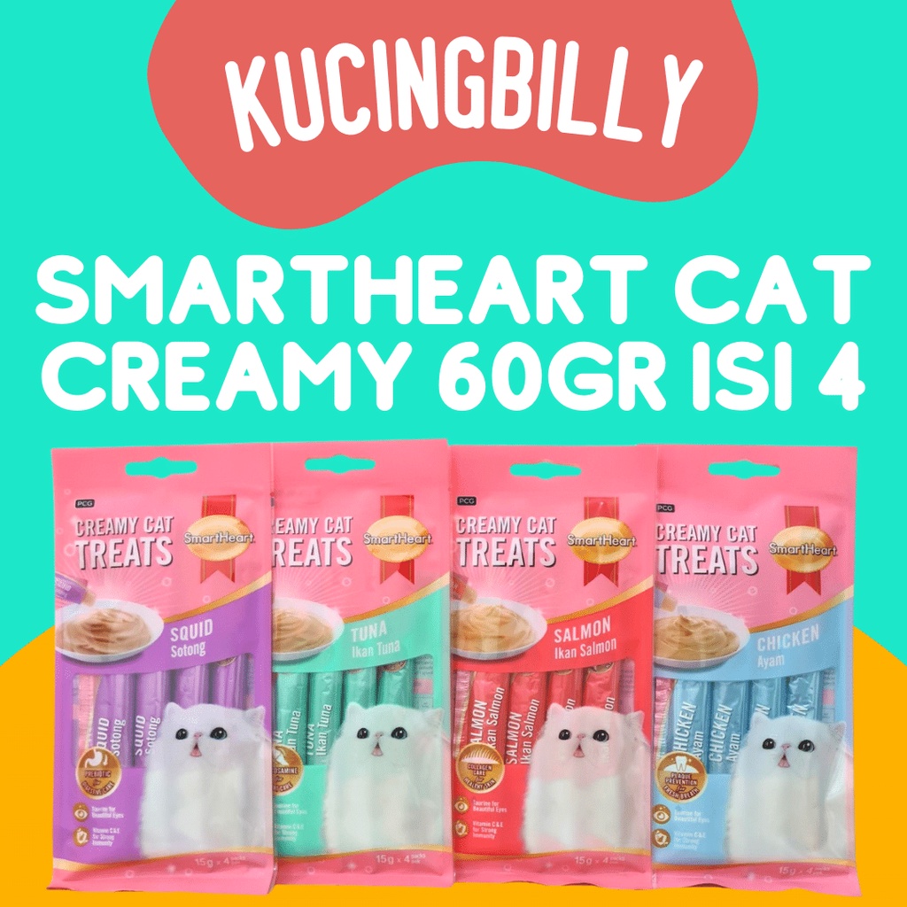 Smartheart cat Treat 60gr isi 4