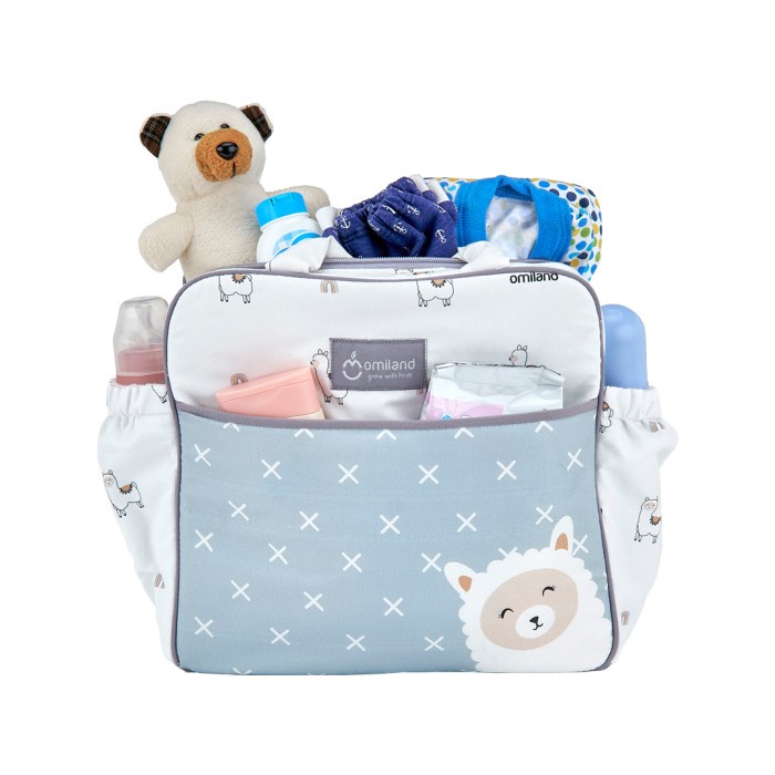 Omiland Tas Bayi Medium Alpaca Series Feather Series