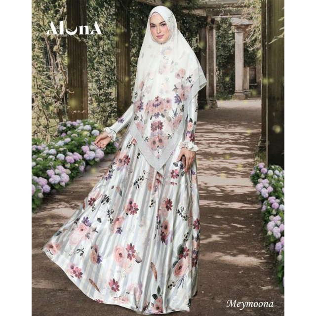 gamis set meymoona syari aluna mirranda