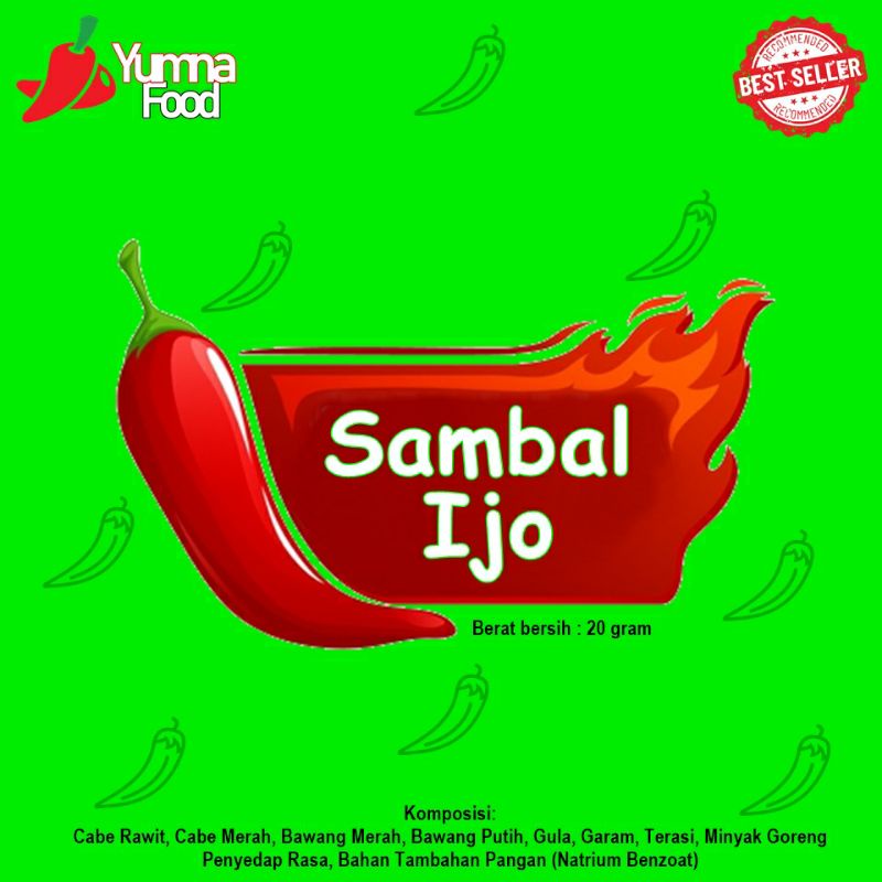 

SAMBAL IJO DARI YUMNAFOOD