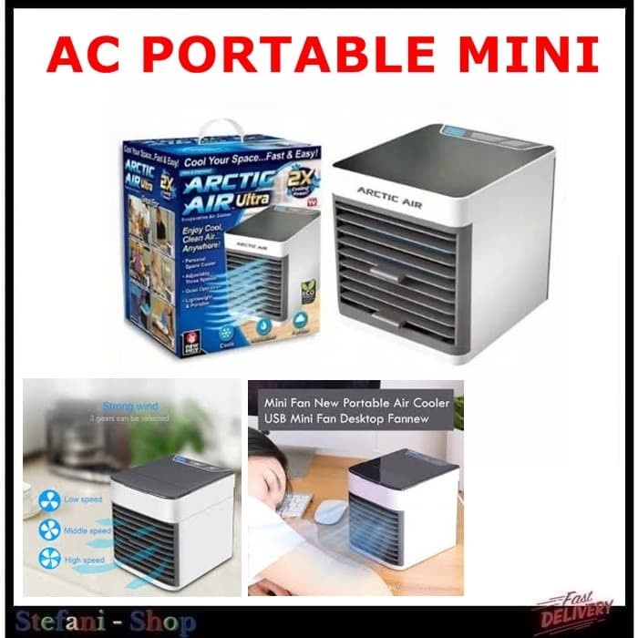 AC Mini AC PORTABLE MINI ARTIC AIR COOLER FAN MINI(J4B8) AC Mini USB IMPORT Mini AC Pendingin Ruanga