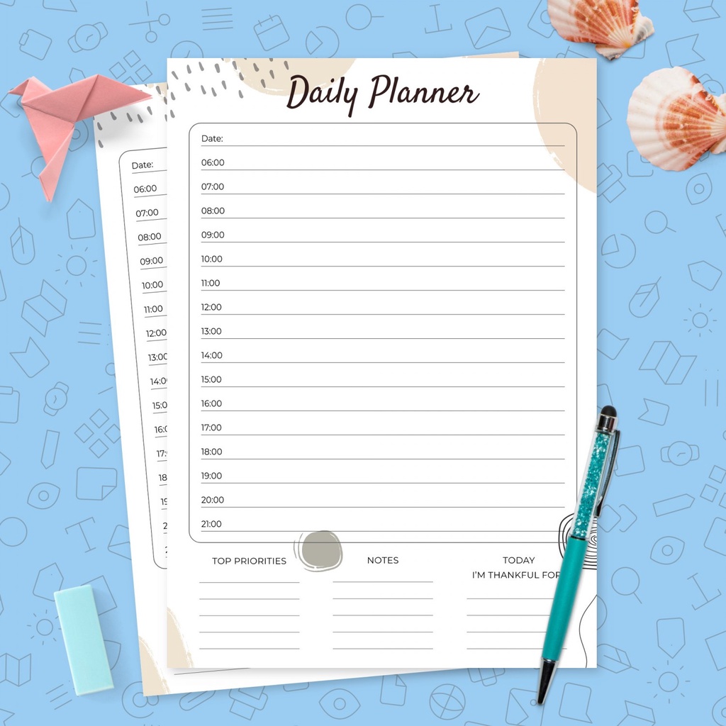 

[DOKI] 10 Lembar Habit Tracker Binder Planner/ To Do list/ Daily Planner/ Weekly Planner - TDL022