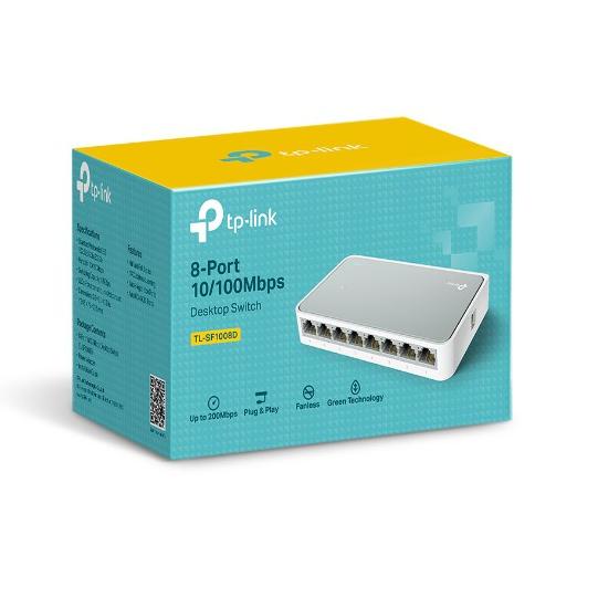 ✪ TP-LINK 8-Port Switch Hub TL-SF1008D SF 1008 D 1008D ➽