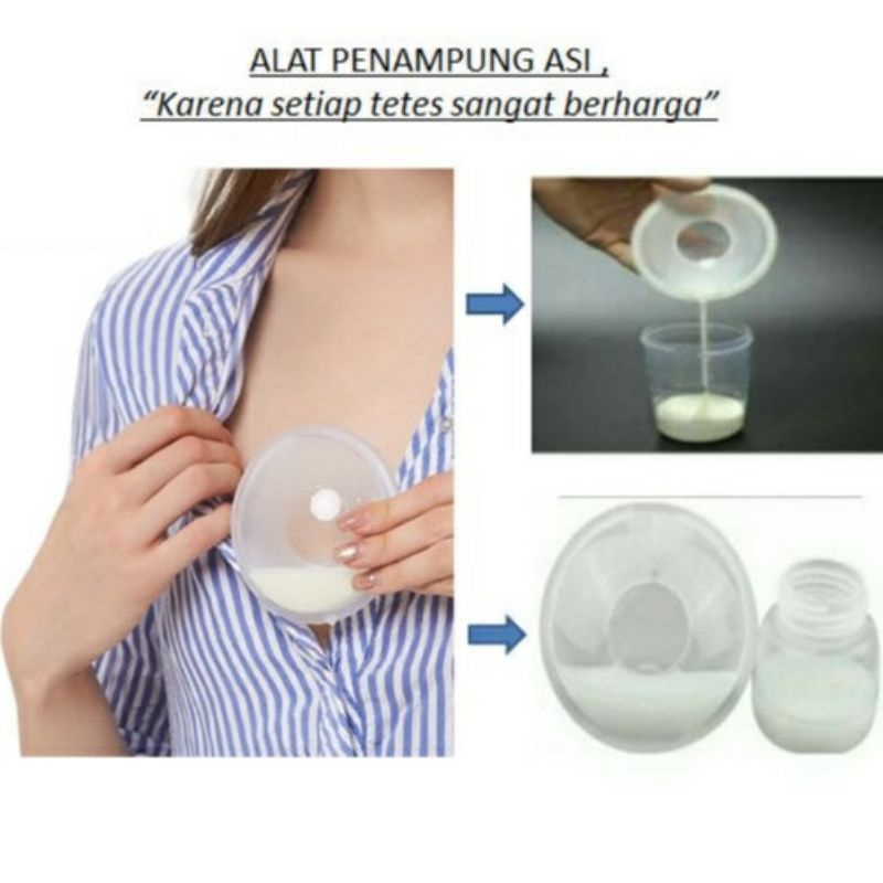 Wadah Penampung Asi Silicon Breast Milk Collector 1 Pcs