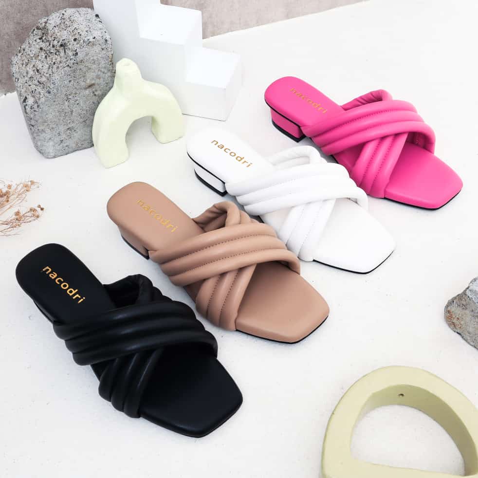 Nacodri DISTY Sandal Wanita Heels 3 cm