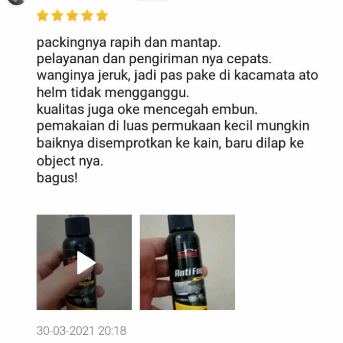 Anti Fog Spray Anti Air/Kabut/Embun Mobil Helm Spion Kacamata Lensa 01