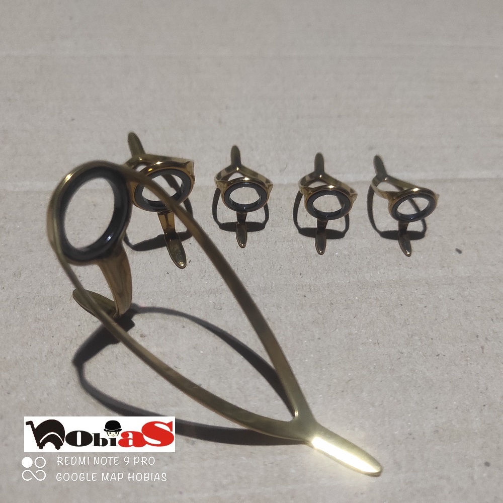 SET RING GUIDE K SERIES .... kolongan joran pancing LOW RIDER GOLD