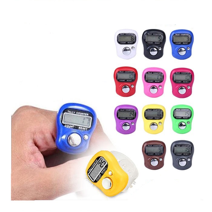 HC Tasbih Digital Mini Led Tally Counter Alat Hitung Tasbeh Digital Finger Counter