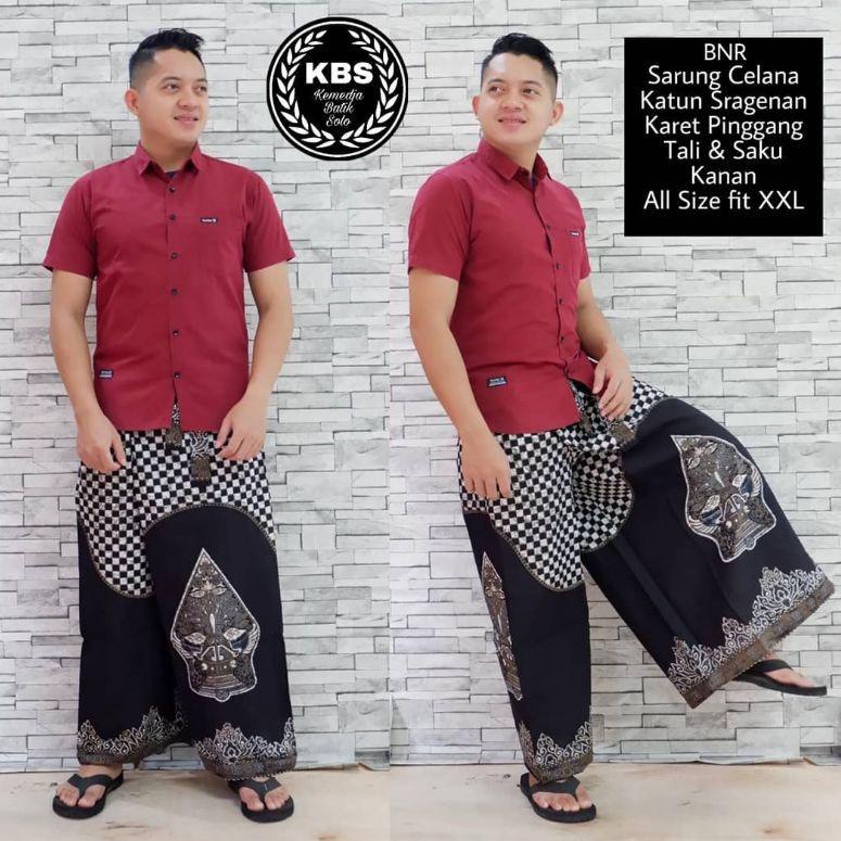 BARANG TERUPDATE F31 sarung celana wayang abu dewasa solo sragen ゑ