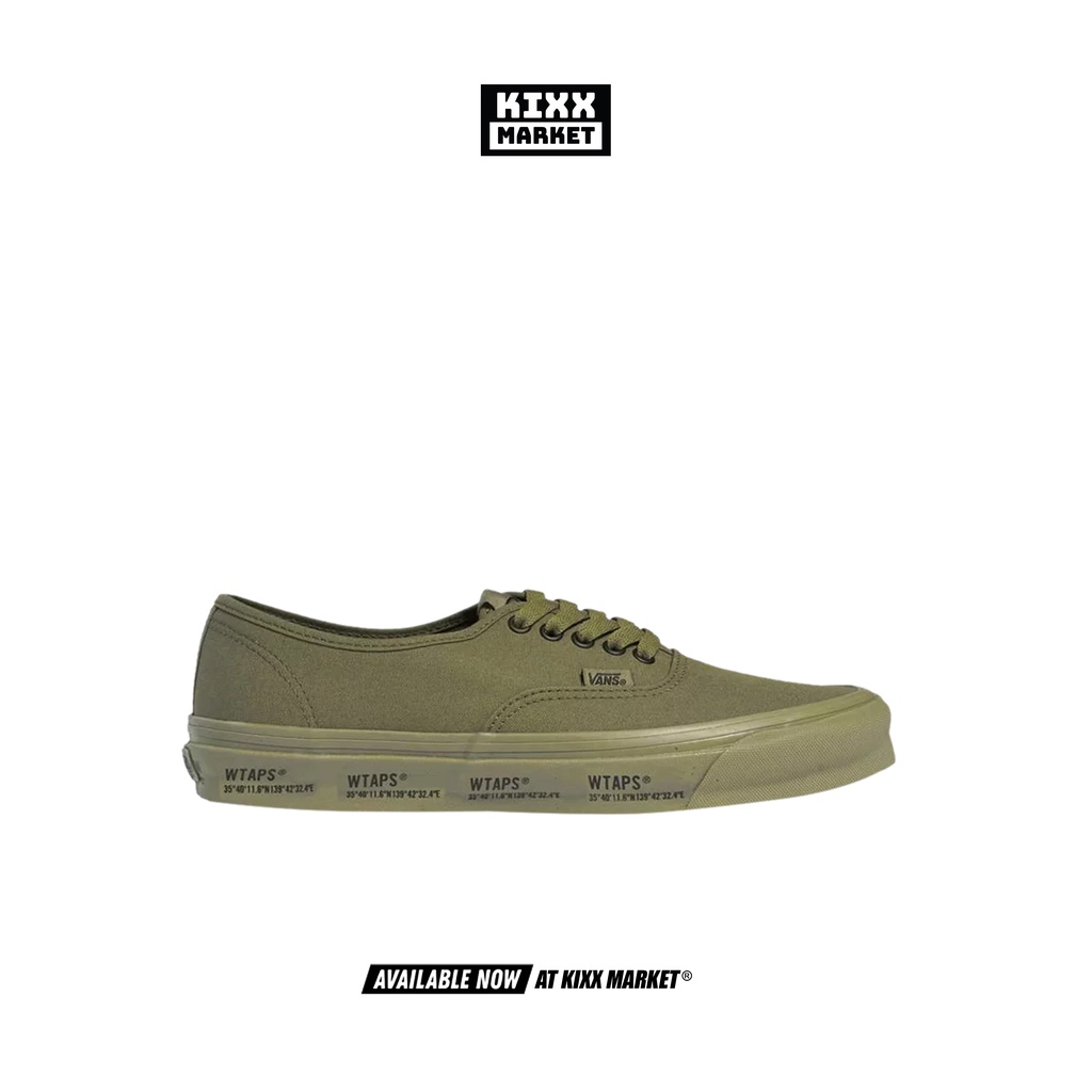 Sepatu Vans Vault OG Authentic OG LX WTAPS Olive Drab