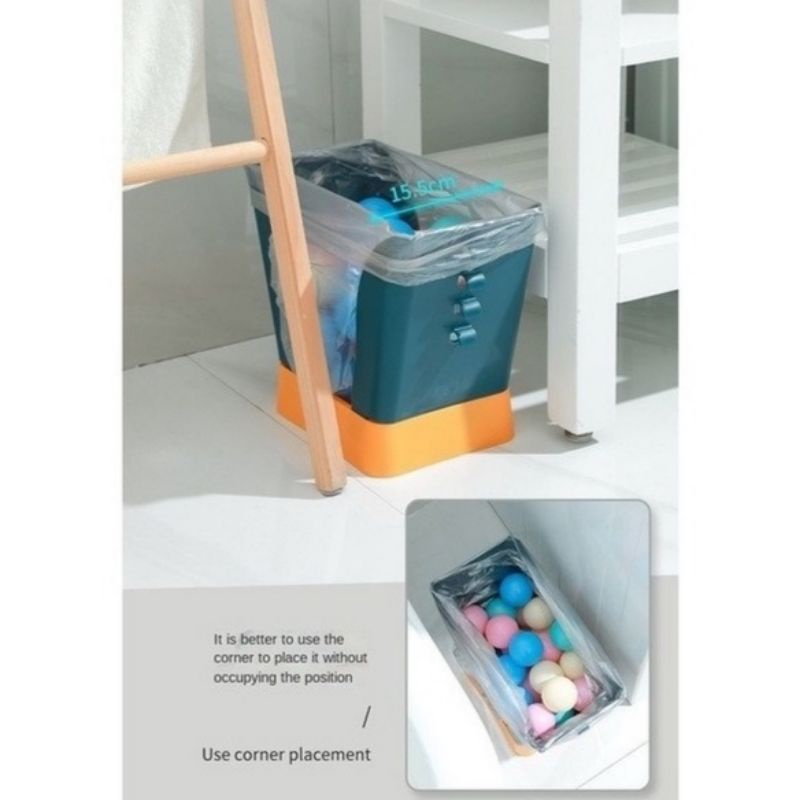 VS - TONG SAMPAH MAGIC / TONG SAMPAH LIPAT ADJUSTABLE / TEMPAT SAMPAH PLASTIK PORTABLE