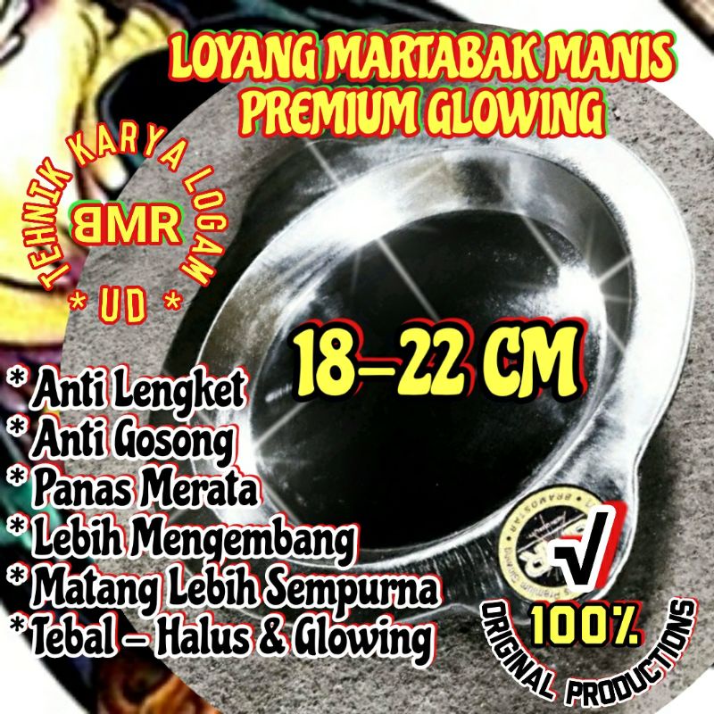 LOYANG MARTABAK MANIS PREMIUM 18-22CM