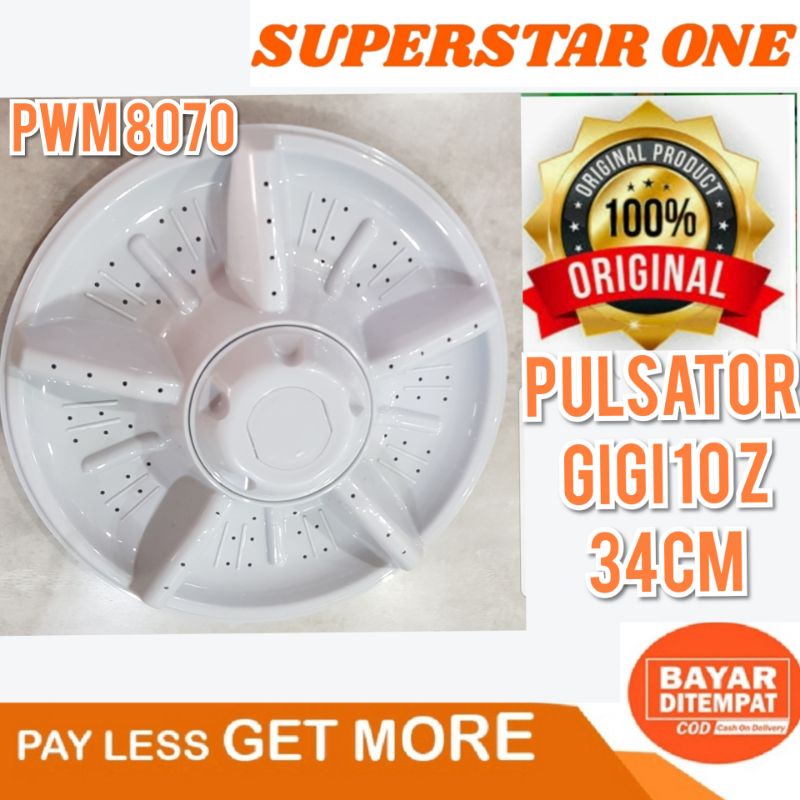 pulsator mesin cuci polytron pwm-8070 pulsator polytron pwm8070,