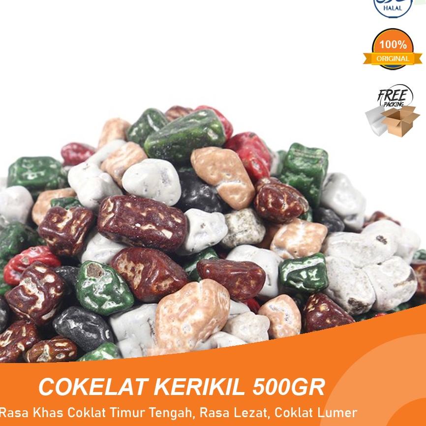 

★ Original Arabian Food Cokelat Kerikil 500gr Khas Turki Kualitas Premium - COKELAT KERIKIL 500 GR ♧