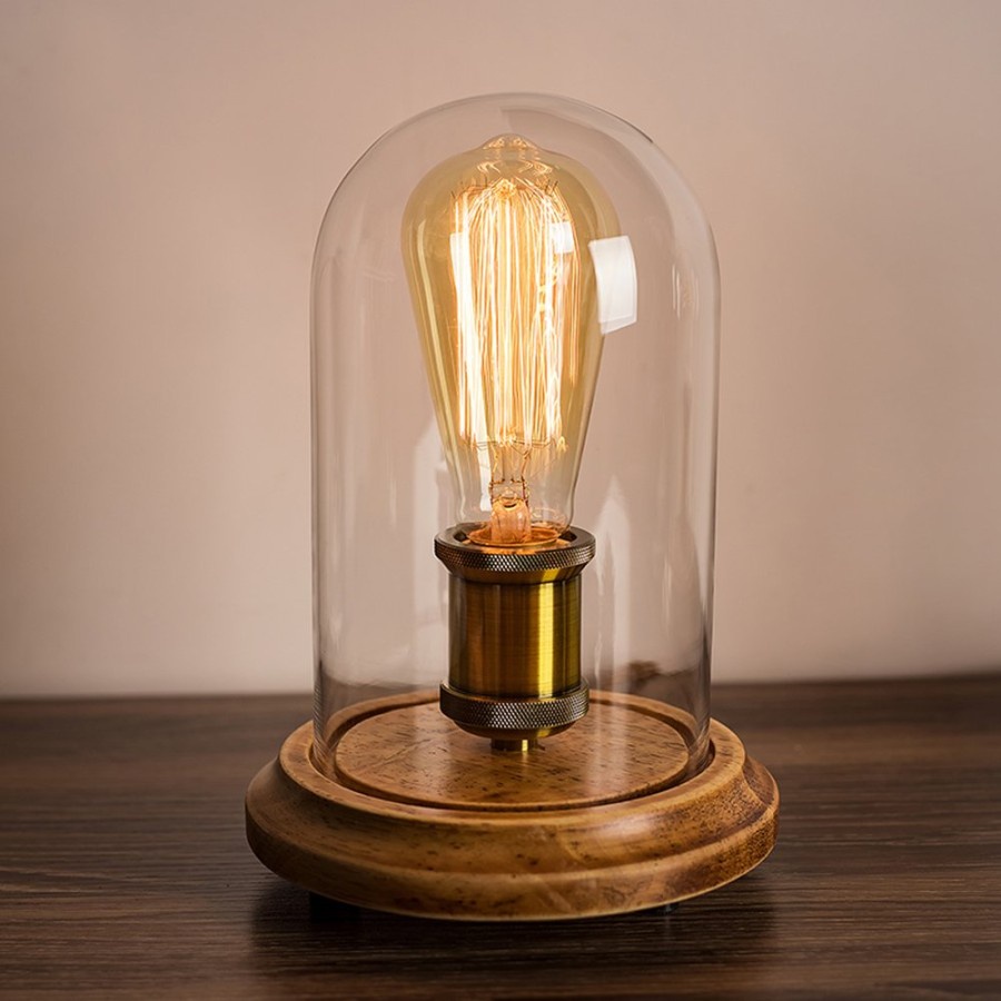 EDINSON Lampu Meja Kamar Hias LED Retro Vintage Decoration Lamp