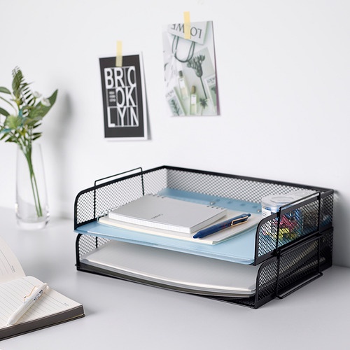 DRONJONS tempat surat 2 pcs putih / hitam