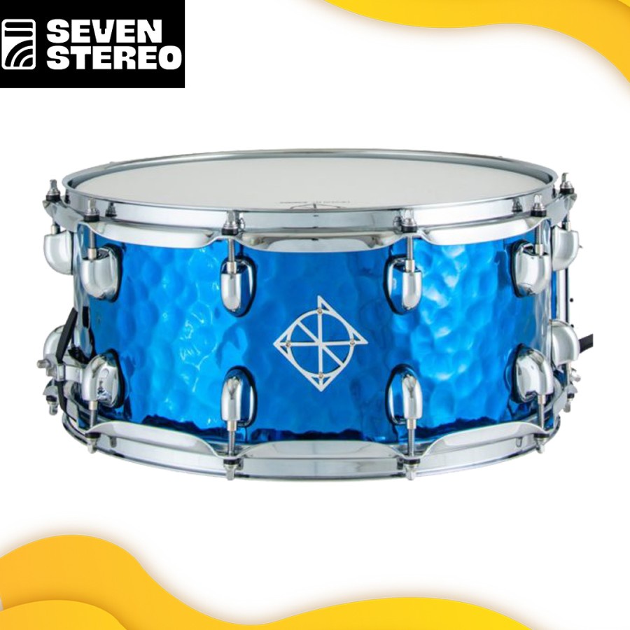 DIXON PDSCST654BTS Cornerstone Snare Drum Blue Titanium 6.5 x 14