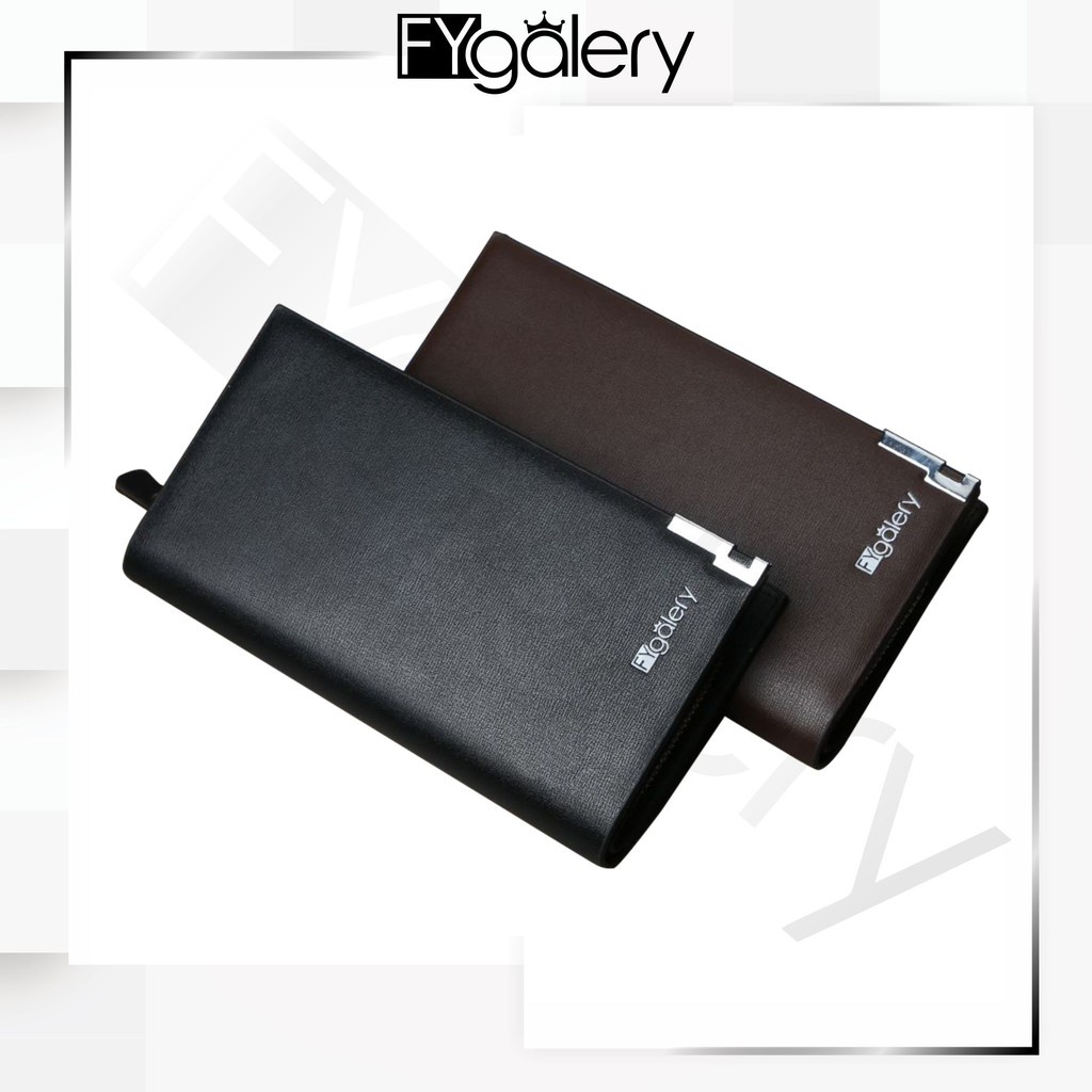 FYGALERY SW002 Dompet PRIA BAELLERRY &amp; Dompet PRIA FYGALERY Dompet Pria panjang Bonus Kotak