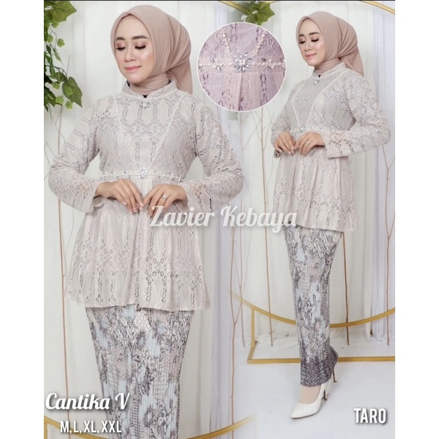 Permata Olshop / Kebaya Cantika Vie Modern / Kebaya Wisuda Payet / Kebaya Modern / Kebaya Remaja / Kebaya Brukat