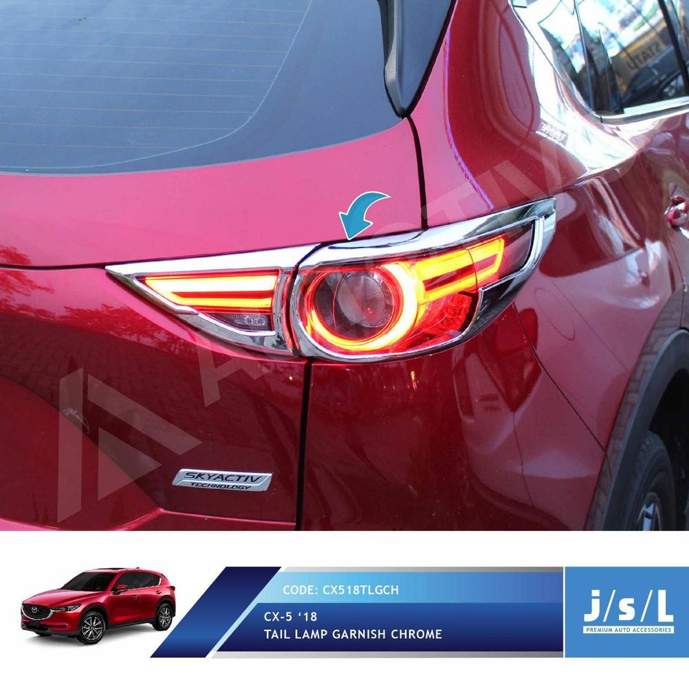 Mazda CX-5 Tail Lamp Garnish/Garnish Belakang Chrome