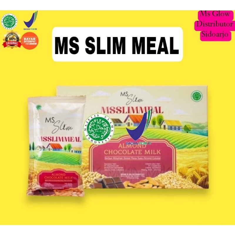 Ms Slim Meal / Ms Meal / Slim Meal Ms Glow Almond Chocolate Milk