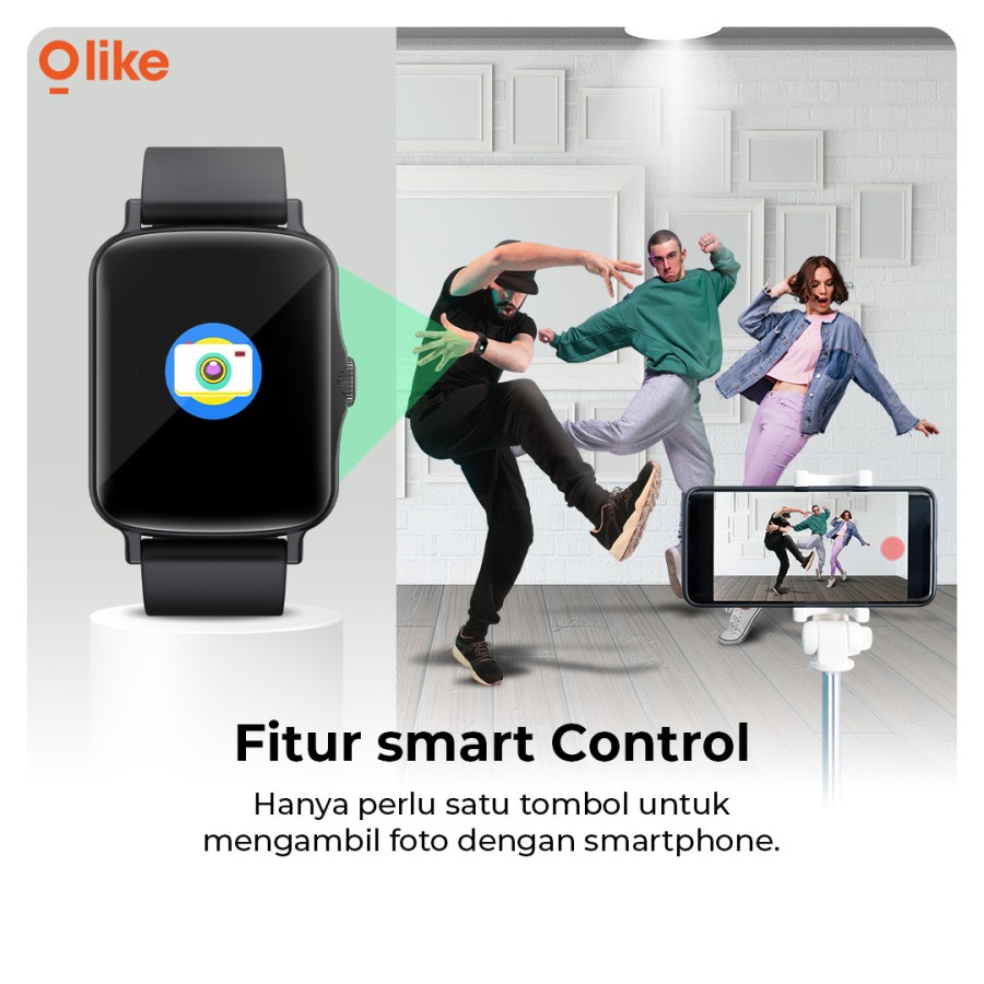 Olike Smartwatch W11 with Health Monitor - Multi Sport Mode