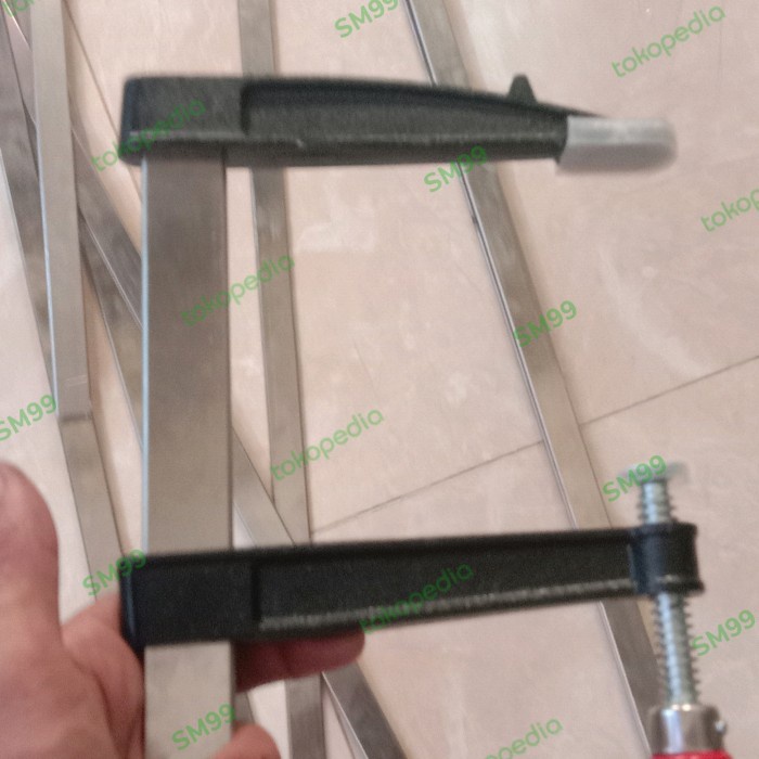 Clamp F 500 X 120 Mm / F Clamp 50 Cm X 12 Cm Alat Press Kayu