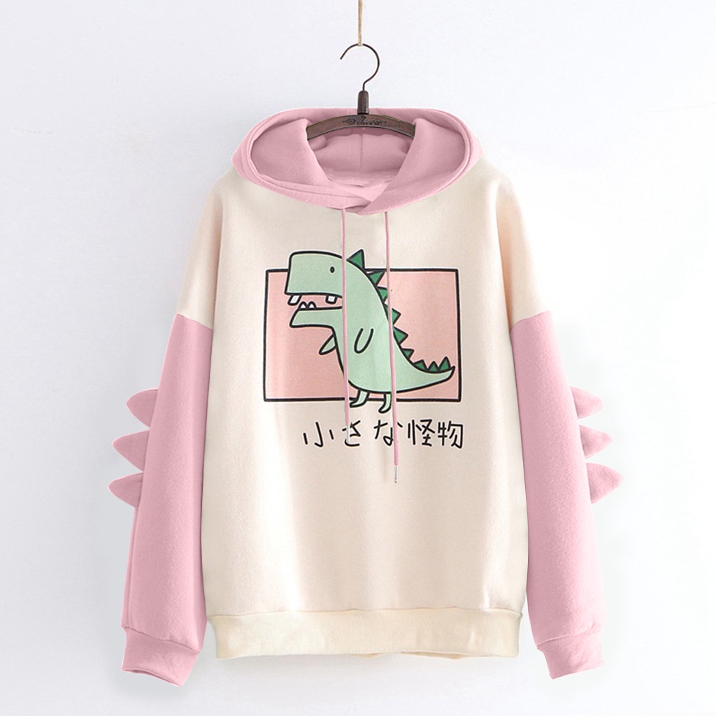 Sweater Wanita Grosir Berkualitas - Dinosaurus Hoodie