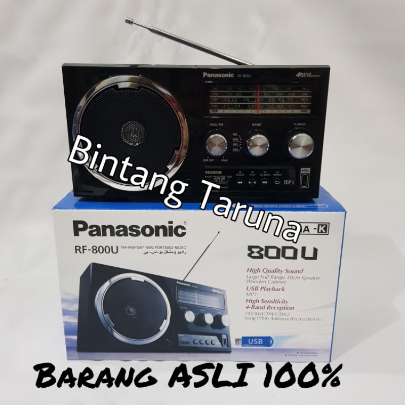 Radio Panasonic RF-800U Radio 4 band Panasonic RF-800U Radio Portabel Panasonic RF800U