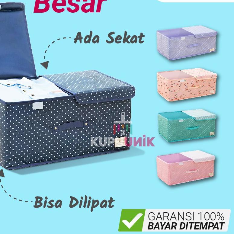 ۞ Kotak Penyimpanan Serbaguna Besar Kotak Penyimpanan Baju Mainan Storage Box Baju Mainan 726 ♧