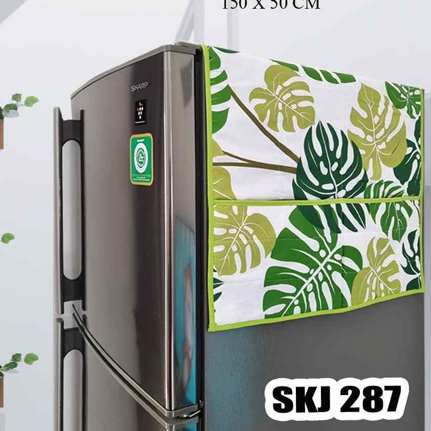 ➩ COVER / TAPLAK / SARUNG KULKAS 2 PINTU ➣