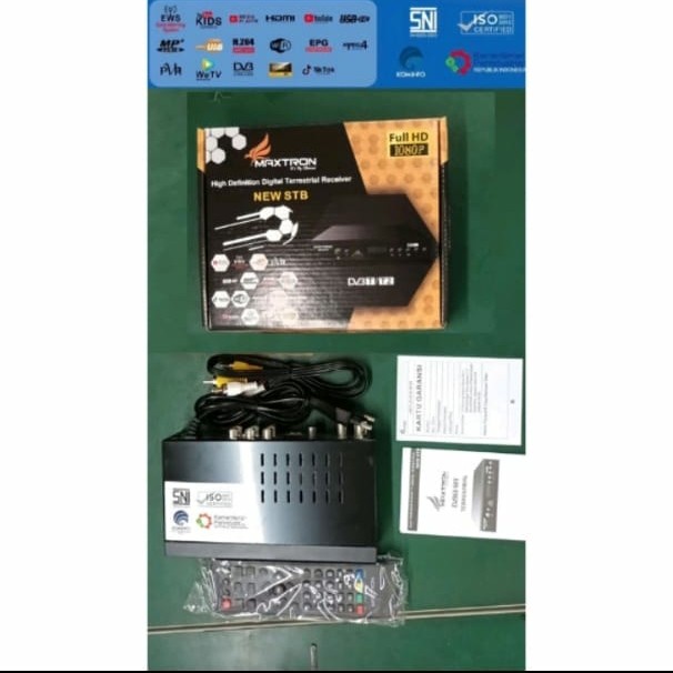 Set Top Box STB Maxtron Digital TV Full HD DVB-T2