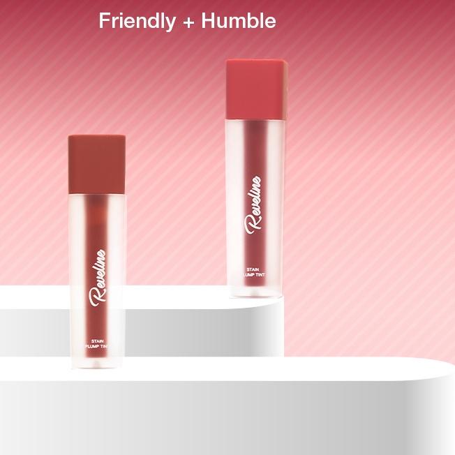 ☈ REVELINE Purefect Ombre (Plump Tint  Humble + Friendly) ✿