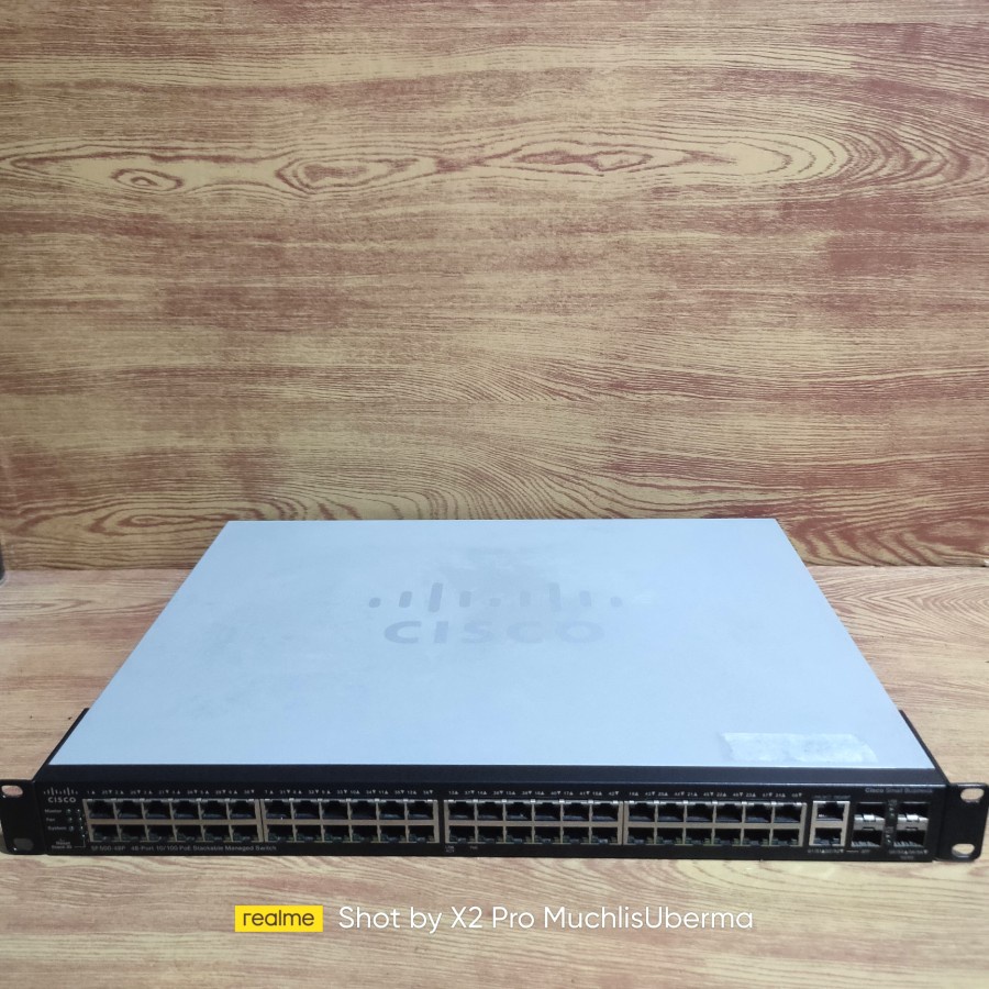 Cisco SF500-48P-K9 48-port 10/100 POE Stackable Managed Switch