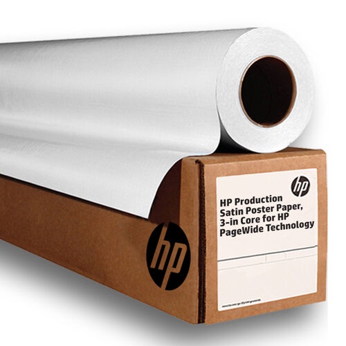 

HP Production Satin Poster Paper 3-in Core 40" x 300' L5Q03A
