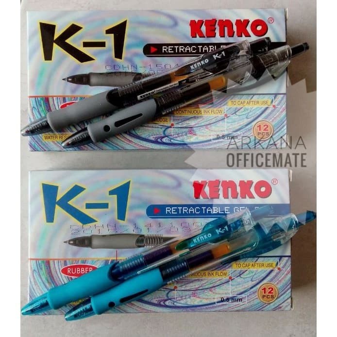 

Pulpen Kenko K1 Gel 0.5 MM Varian Warna