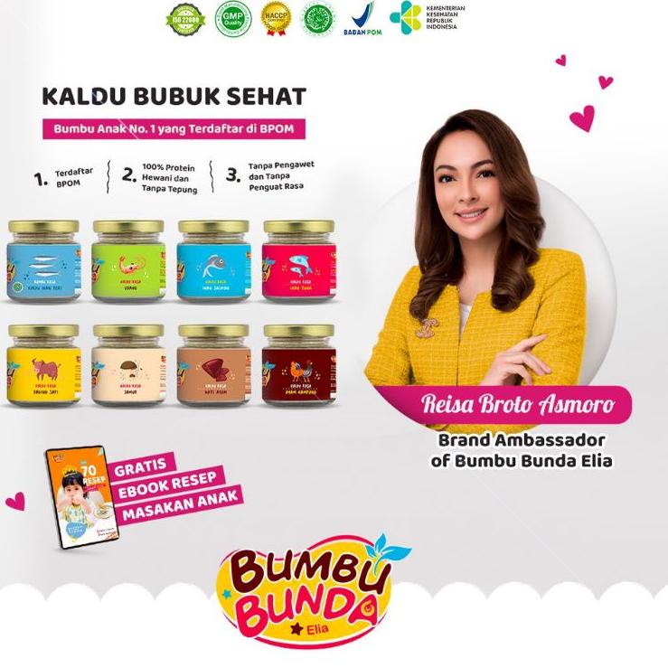 

✲ Bumbu Bunda by Elia Kaldu Non MSG Non Gula Garam / Kaldu Mpasi Anti GTM ➸