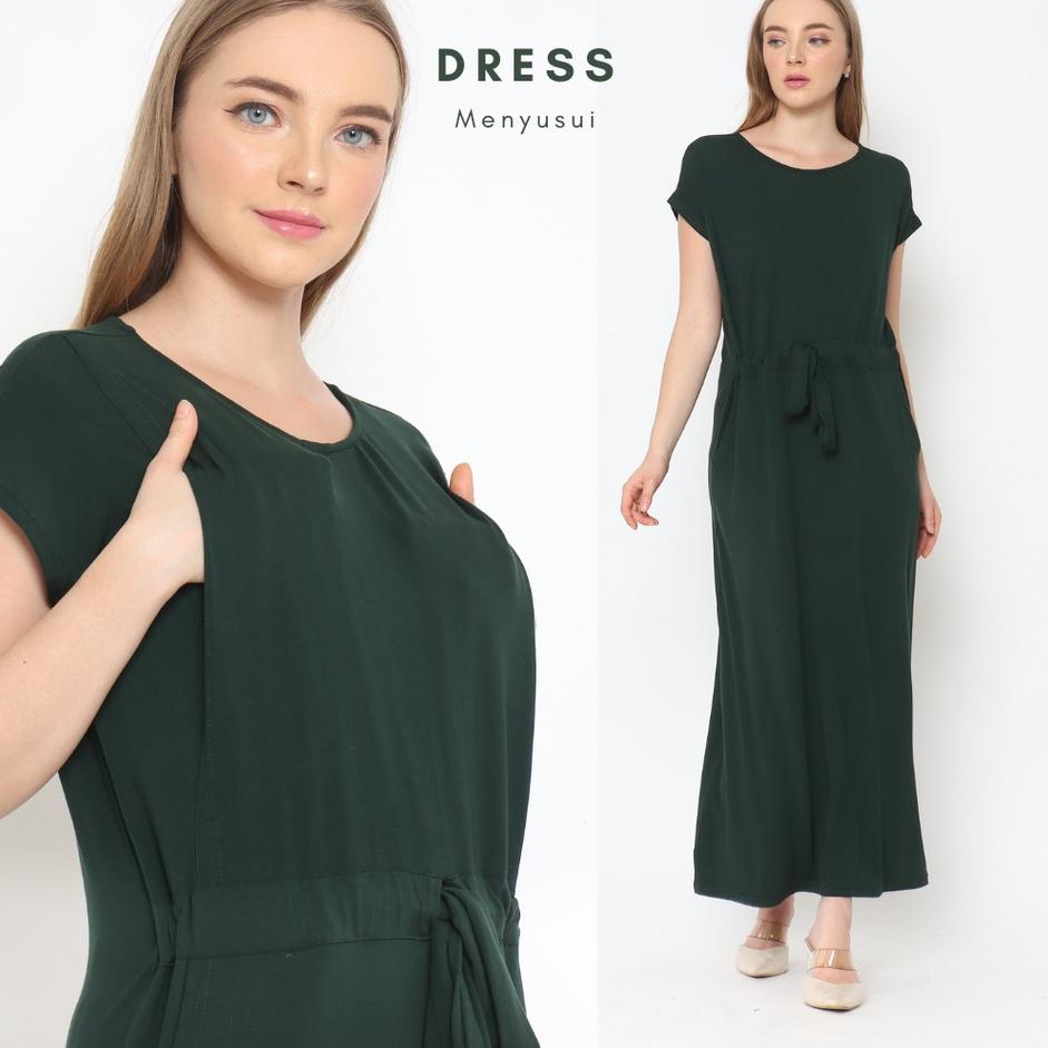 ❉ Baju Menyusui Happymomma - Daster Busui Kekinian bisa untuk Baju Hamil Dress Hamil ➴