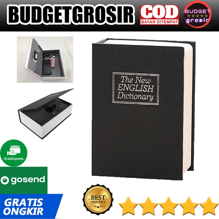 Brankas Brankas Baja Unik Tahan Api Model Buku Kamus Ukuran L