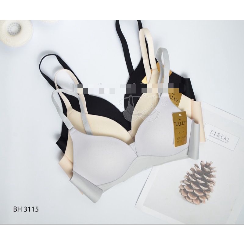 BH BRA 3115 BABY SKIN TALLY - TALLY BRA BH BABY SKIN 3115 | BUSA TIPIS | TANPA KAWAT | CUP B | SIZE 34 - 38TALLY BRA BH BABY SKIN 3115 | TANPA KAWAT | BUSA TIPIS | CUP B | DAILY COMFORT BRA | ARA98STORE