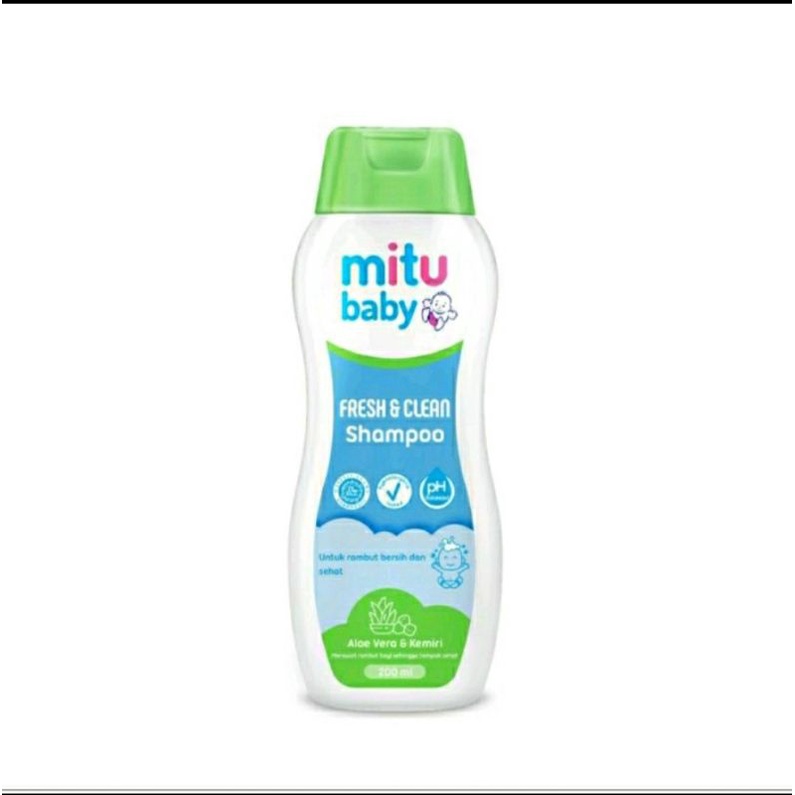 Mitu Baby Fresh &amp; Clean Shampoo 200ml