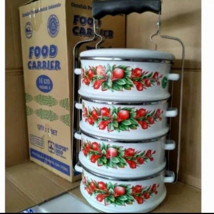 Rantang Susun Makanan Bagus Berkualitas Food Grade Nasi Aesthetic R4E6 Multifungsi Hantaran Kekinian