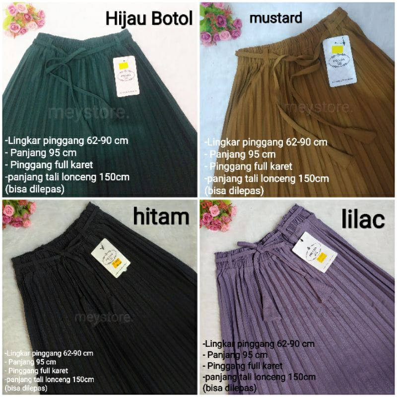 Rok PIisket JUMBO Prada TaIi OriginaI Premium BAHAN MOSCRAPE model terbaru Bahan TebaI Bisa Cod