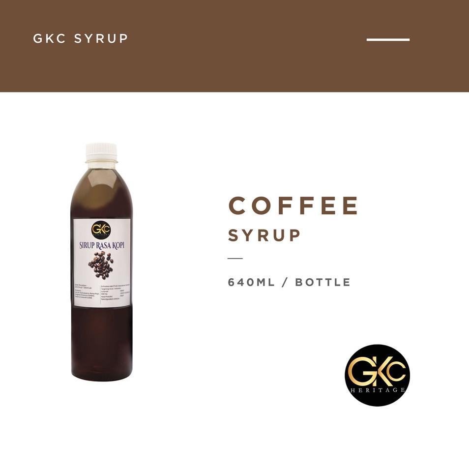 

✪ Sirup Kopi / Coffee Syrup Minuman GKC Heritage 640 ml (Import Quality) Ω