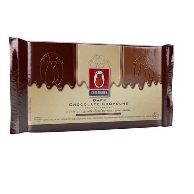 

➼ Tulip Dark Chocolate Compound - Coklat Tulip 1kg !! ☇