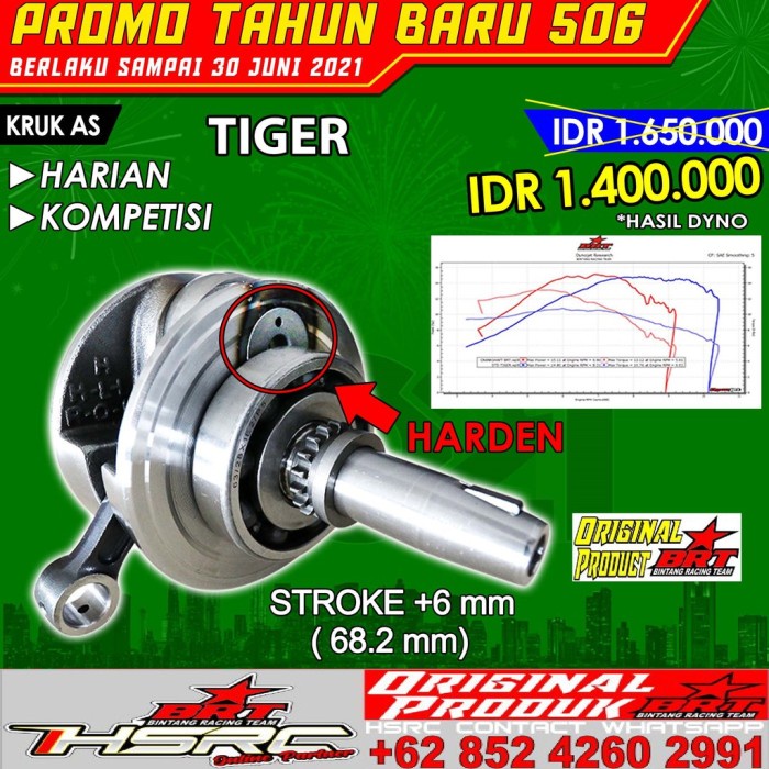 Baru Kruk As Racing Brt Honda Tiger As Kruk Tiger Gl Megapro Crf 230