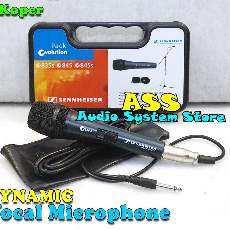 ➶ Mic Kabel E 845 Ada Saklar / Microphone Cable SENNHEISER E-835 Tanpa On-Off / Mic Dynamic E-835 E8